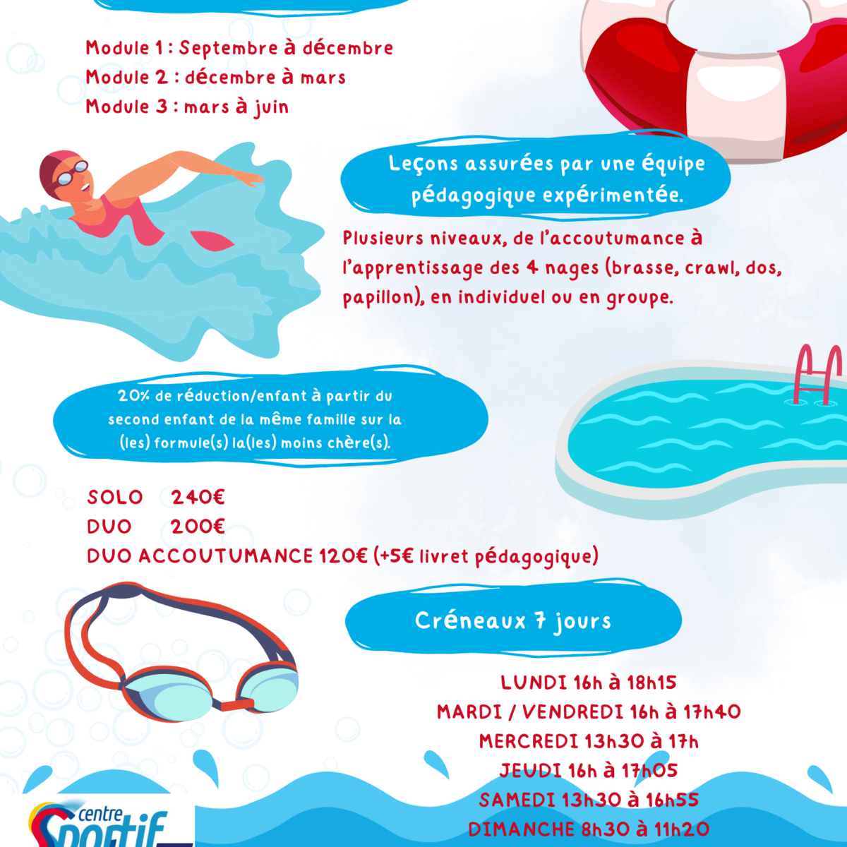 Régie Sportive Hutoise : Activité : Aquadémie