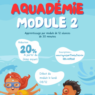 🚨 OUVERTURE DES INSCRIPTIONS – MODULE 2 AQUADÉMIE ! 🌊🏊‍♂️